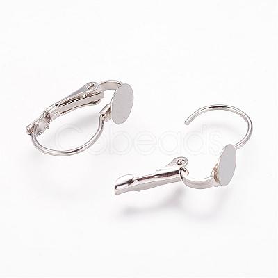 Brass Leverback Earring Findings KK-B797-3-1