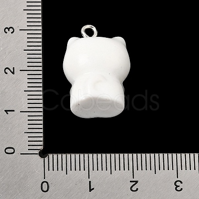 Opaque Resin Pendants RE-CBAD0A2-11P-1