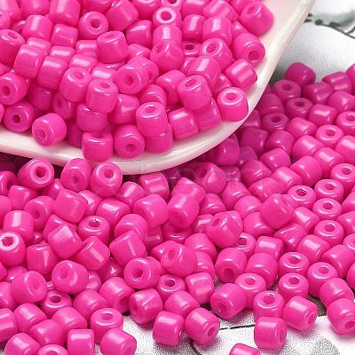 Baking Paint Pearlized Glass Seed Beads SEED-C001-04A-04-1