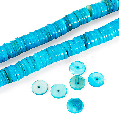 1 Strand Natural Freshwater Shell Beads Strands SHEL-TA0001-35D-1
