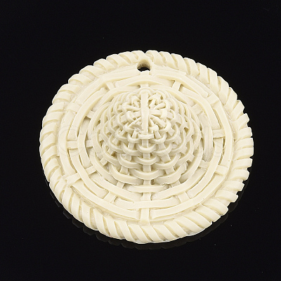 Resin Pendants RESI-T029-09B-1