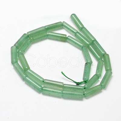 Natural Green Aventurine Column Beads Strands LS-G-F247-06A-1