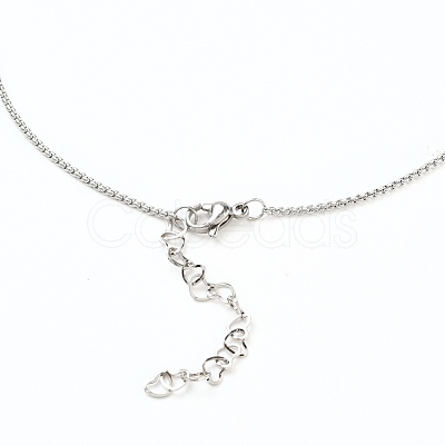 Tarnish Resistant 304 Stainless Steel Box Chains/Venice Chains Bracelets Making AJEW-JB00783-01-1