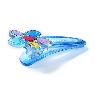 Flower Acrylic Alligator Hair Clips LS-OHAR-H002-01F-1