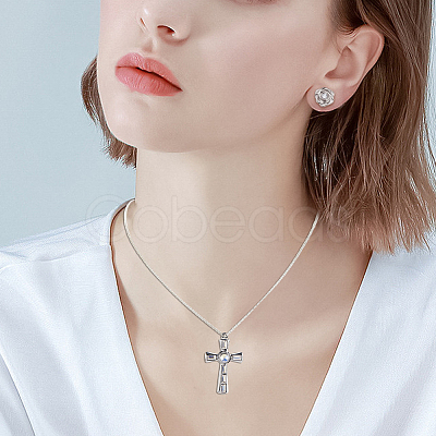 6Pcs 2 Colors 304 Stainless Steel Pendants STAS-BBC0007-21-1