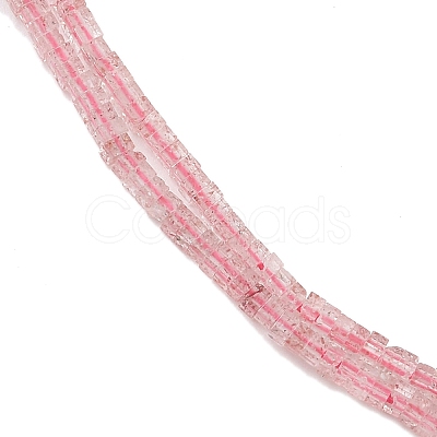 Natural Strawberry Quartz Beads Strands G-K399-B03-01-1
