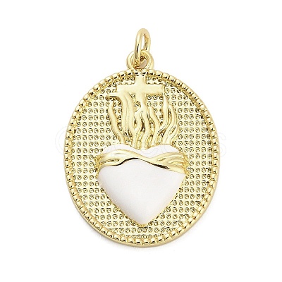 Brass Enamel Pendants KK-H527-01C-G02-1