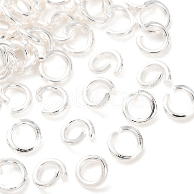 Brass Open Jump Rings KK-G604-08S-07-1