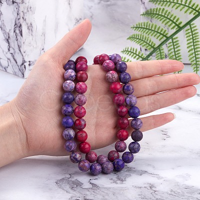 2 Strands 2 Colors Natural American Turquoise Beads Strands G-SZ0001-34D-1