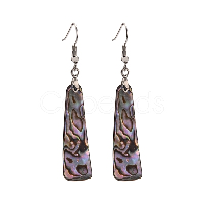Abalone Shell/Paua ShellEarrings EJEW-Q166-1-1
