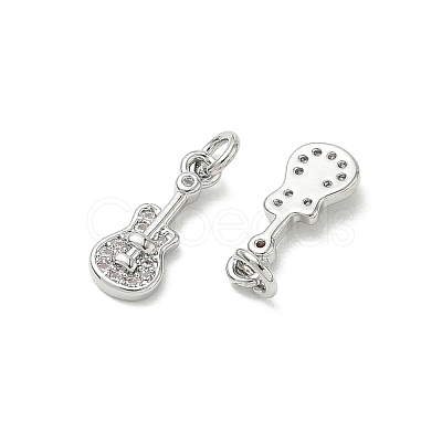 SHEGRACE Brass Micro Pave Cubic Zirconia Pendants XGRQ3D739-479P-1