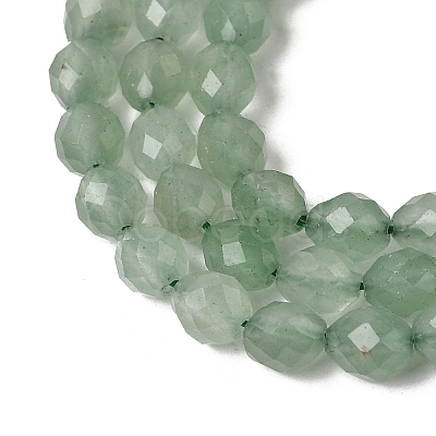 Natural Green Aventurine Beads Strands G-K376-F14-01-1