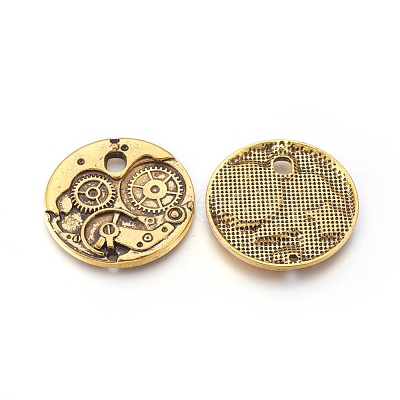 Tibetan Style Alloy Pendants X-PALLOY-A15823-AG-FF-1