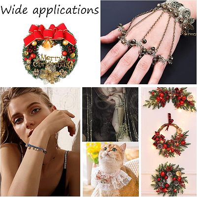 240Pcs 3 Style Brass Charms KK-CA0003-10-1