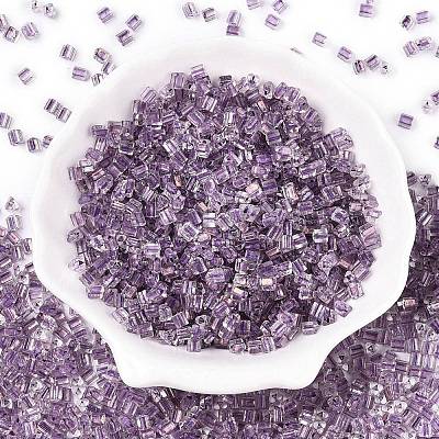 6/0 Transparent Inside Colours Glass Seed Beads SEED-N006-003L-1