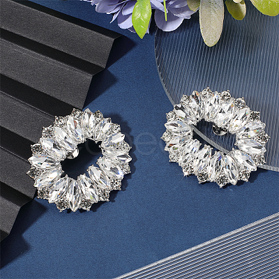 Alloy Rhinestone Shoe Decoration FIND-GF0006-01C-P-1