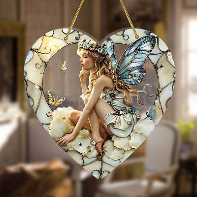Angel Acrylic Window Hanging Ornaments PW-WGB84D4-01-1