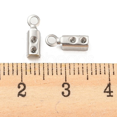 Tarnish Resistant 304 Stainless Steel Folding Crimp Ends STAS-H376-114-1