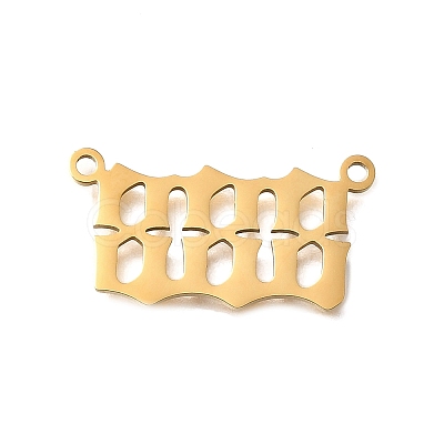 304 Stainless Steel Pendants STAS-D382-04H-G-1