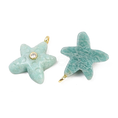 Natural Amazonite Pendants G-H353-01G-06-1