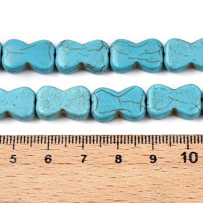 Synthetic Turquoise Beads Strands UNKW-T001-02A-1