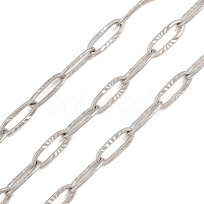 304 Stainless Steel Textured Cable Chains CHS-H118-11P-1