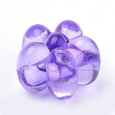Transparent Acrylic European Beads X-TACR-S144-14-1