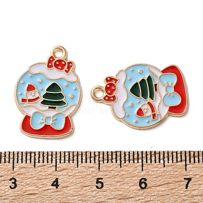 Alloy Enamel Pendants ENAM-I061-01KCG-03-1