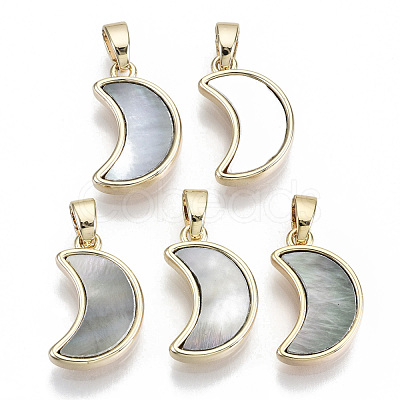Natural Black Lip Shell Pendants KK-R112-005-NF-1