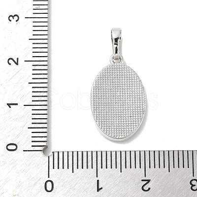 Brass Pave Natural White Shell Pendants KK-S522-07C-P-1