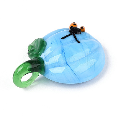 Handmade Lampwork Pendants LAMP-N034-02D-1