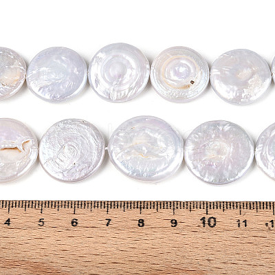 Natural Baroque Keshi Pearl Beads Strands PEAR-S018-20B-1