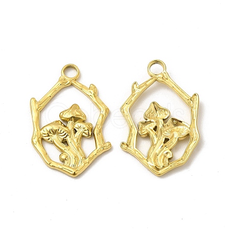 Ion Plating(IP) 304 Stainless Steel Pendants STAS-I671-11G-1