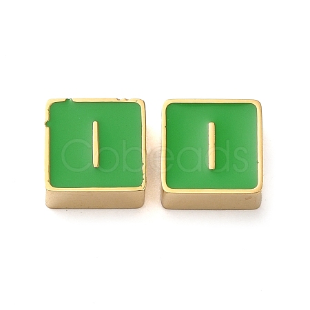 304 Stainless Steel Enamel Beads STAS-L022-293G-I-1
