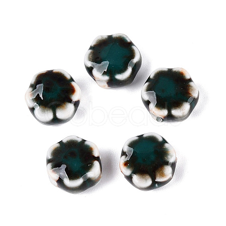 Vintage Handmade Porcelain Beads PORC-N013-25-10-1