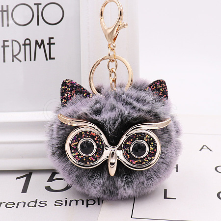 Pom Pom Ball Keychain KEYC-PW0002-033O-1