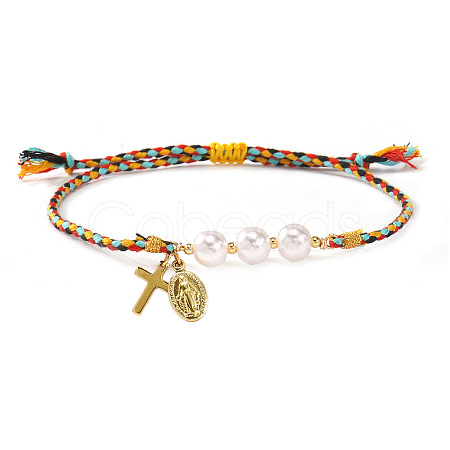 304 Stainless Steel Charm Bracelets CV1469-1-1