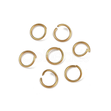 304 Stainless Steel Open Jump Rings X-STAS-Z137-01G-05-1