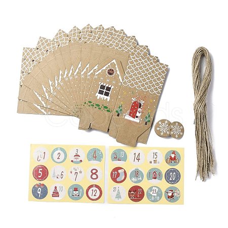 Christmas Theme Gift Sweets Paper Boxes CON-H014-01-1
