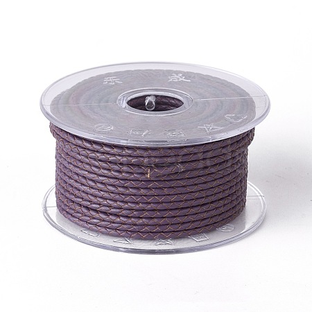 Braided Cowhide Cord WL-I004-5mm-07-1
