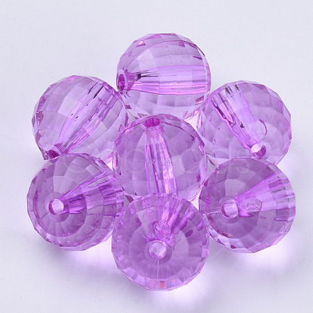 Transparent Acrylic Beads TACR-Q254-10mm-V48-1