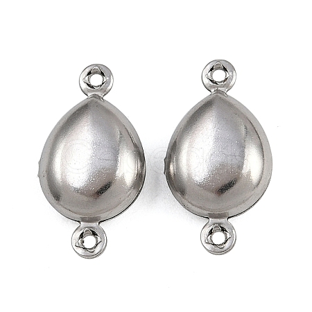 304 Stainless Steel Connector Charms STAS-L297-06P-1