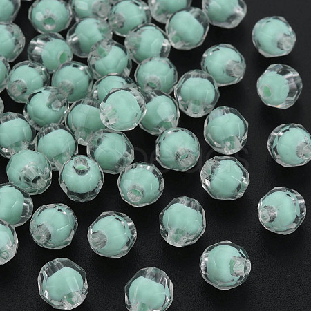 Transparent Acrylic Beads TACR-S152-17A-SS2111-1