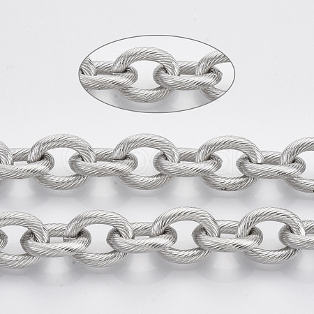 Tarnish Resistant 304 Stainless Steel Cable Chains STAS-R100-39-1