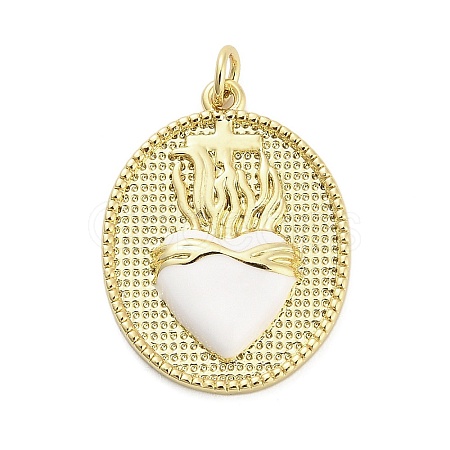 Brass Enamel Pendants KK-H527-01C-G02-1