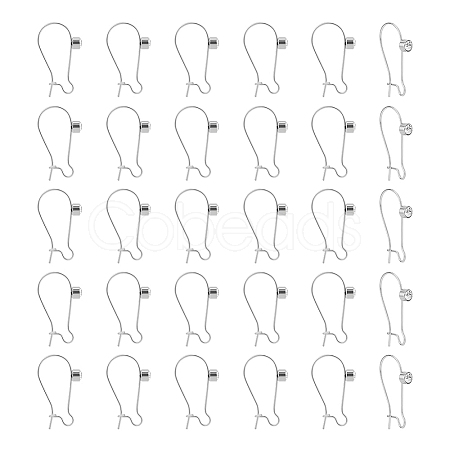 30Pcs 304 Stainless Steel Hoop Earrings Findings STAS-UN0049-86-1