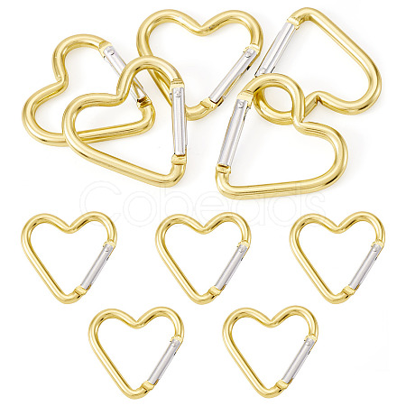 5Pcs Zinc Alloy Spring Gate Rings FIND-TA0009-73J-1