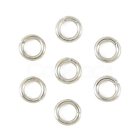 SHEGRACE Brass Open Jump Rings XGR0077P-11P-1