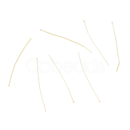 Brass Flat Head Pins X-KK-F824-114E-G-1
