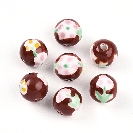 Handmade Porcelain Beads PORC-N009-05B-1